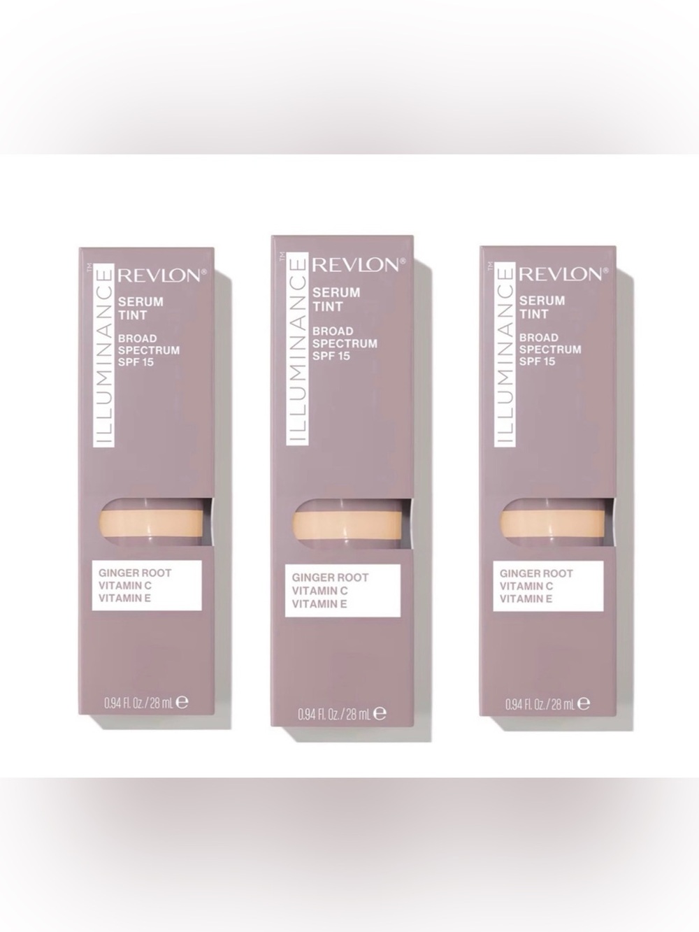 Revlon Illuminance Tinted Serum ,SPF 15
113 Ivory Beige
Set of 3